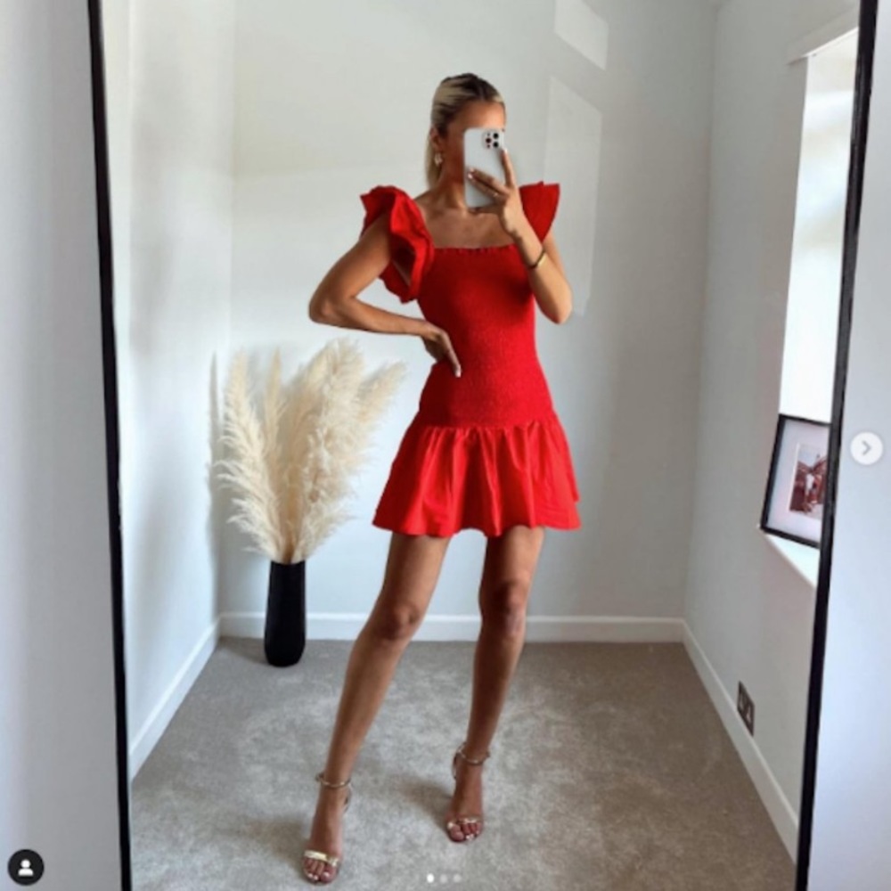 ZARA RUFFLED DRESS - Picture 2 of 5
